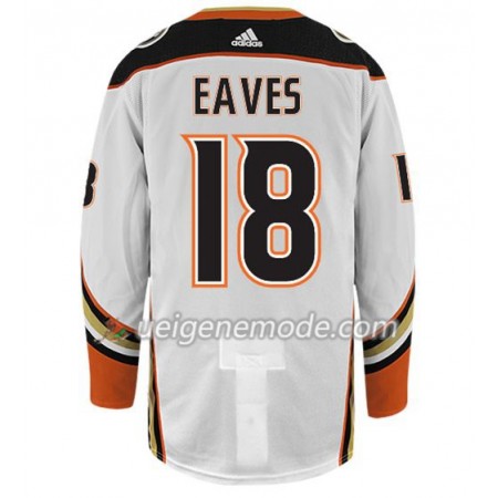 Herren Eishockey Anaheim Ducks Trikot PATRICK EAVES 18 Adidas Weiß Authentic